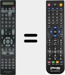 Télécommande pour remplacer RC023SR (30701014200AM)