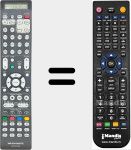 Télécommande pour remplacer RC031SR (30701023100AS)