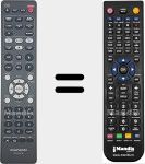 Télécommande pour remplacer RC014CR (30701026700AM)