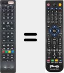 Télécommande pour remplacer RC4848 (23294115)