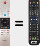 T&eacute;l&eacute;commande pour remplacer CT-8528 (30099677)