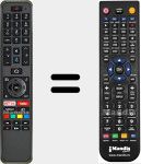 T&eacute;l&eacute;commande pour remplacer RC43160 (30102695)