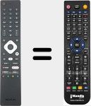 T&eacute;l&eacute;commande pour remplacer RC4220 (30116682)