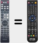 Télécommande pour remplacer RC001PMCD (30701015400AM)