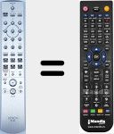 Télécommande pour remplacer RC-1207 (30701022000AS)