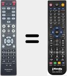 T&eacute;l&eacute;commande pour remplacer RC005NA (30701025800AM)