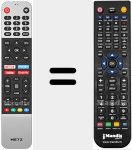 Télécommande pour remplacer 32MTC6110Z
