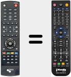 T&eacute;l&eacute;commande pour remplacer REMCON742