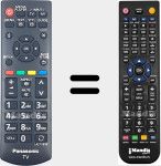 Télécommande pour remplacer 398GR7BD2NEPSE000Z