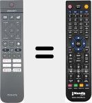 Télécommande pour remplacer 398GR10BEPHNS000CR