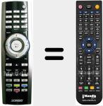 T&eacute;l&eacute;commande pour remplacer 40019619