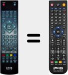 T&eacute;l&eacute;commande pour remplacer 40DLEDUSB-114