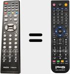 T&eacute;l&eacute;commande pour remplacer 472587