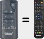 T&eacute;l&eacute;commande pour remplacer 5515110641