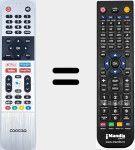 Télécommande pour remplacer 55S8M