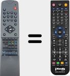 T&eacute;l&eacute;commande pour remplacer RC 647340 (5GV187F)