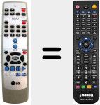 Télécommande pour remplacer 6710RCAZ01A