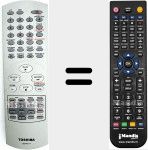 Télécommande pour remplacer SER0111 (6711R2N080E)