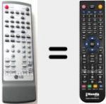 T&eacute;l&eacute;commande pour remplacer 6710RCUF01A