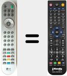 T&eacute;l&eacute;commande pour remplacer 6710V00138M