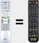 Télécommande pour remplacer RMGA003 (6710V00141A)