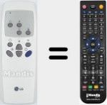 T&eacute;l&eacute;commande pour remplacer 6711A20041E