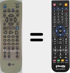 T&eacute;l&eacute;commande pour remplacer 6711R1P065A