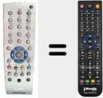 Télécommande pour remplacer PR100 (720117140100)