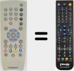 T&eacute;l&eacute;commande pour remplacer Tele Pilot 160 C (720117138900)