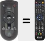 Télécommande pour remplacer YF1187R (720117145300)