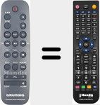 Télécommande pour remplacer 759551882400