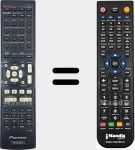 T&eacute;l&eacute;commande pour remplacer AXD7690 (8300769000010-IL)