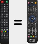 T&eacute;l&eacute;commande pour remplacer 845CX510T1704730H