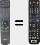Télécommande pour remplacer CONTROL 201 VTR (87000053)