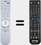 T&eacute;l&eacute;commande pour remplacer RC4 (89600A02)