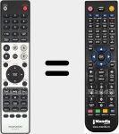 Télécommande pour remplacer RC008CR (943307009740M)