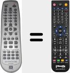 T&eacute;l&eacute;commande pour remplacer 97P1RA2FB0