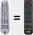 T&eacute;l&eacute;commande pour remplacer 97P1RA2FB1