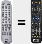 T&eacute;l&eacute;commande pour remplacer 97P1RA2QA2