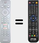 T&eacute;l&eacute;commande pour remplacer RC415440101R (996599002217)
