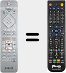 Télécommande pour remplacer RC4154403/01 (996599004593)