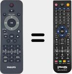 Télécommande pour remplacer 996510060498