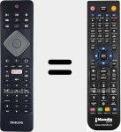 T&eacute;l&eacute;commande pour remplacer RC-APG60-420 (996598003601)