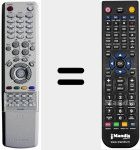 T&eacute;l&eacute;commande pour remplacer AA59-00366