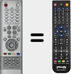 Télécommande pour remplacer TM76 (AA59-00366A)