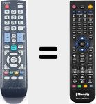 T&eacute;l&eacute;commande pour remplacer TM940 (AA59-00496A)