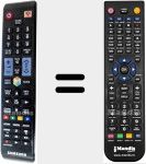 T&eacute;l&eacute;commande pour remplacer TM1250B (AA59-00639A)