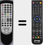 T&eacute;l&eacute;commande pour remplacer RCNLC32PW