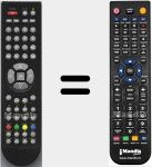 Télécommande pour remplacer RCD302