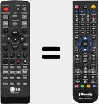 Télécommande pour remplacer AKB32639101